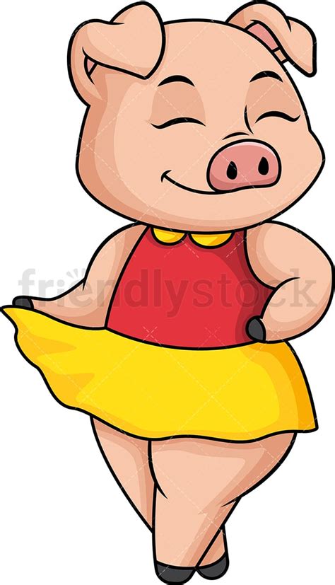 cartoon pig pictures|female pig cartoon.